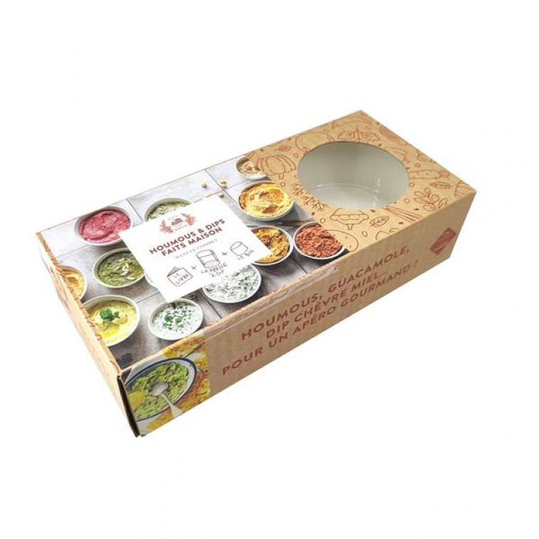 COFFRET HOUMOUS & DIPS FAITS MAISON - COLLECTIF - HACHETTE