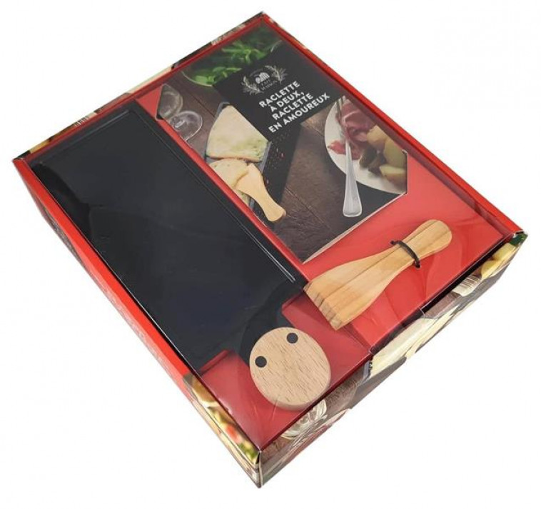 COFFRET RACLETTE A DEUX, RACLETTE EN AMOUREUX - NOUVELLE EDITION - COLLECTIF - HACHETTE