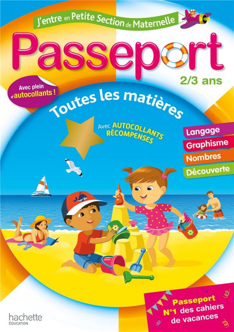 PASSEPORT - J-ENTRE EN PETITE SECTION - CAHIER DE VACANCES 2022 - POURE/EXBRAYAT - HACHETTE