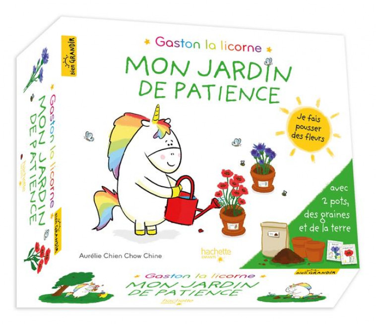 GASTON - COFFRET MON JARDIN DE PATIENCE - CHIEN CHOW CHINE A. - HACHETTE