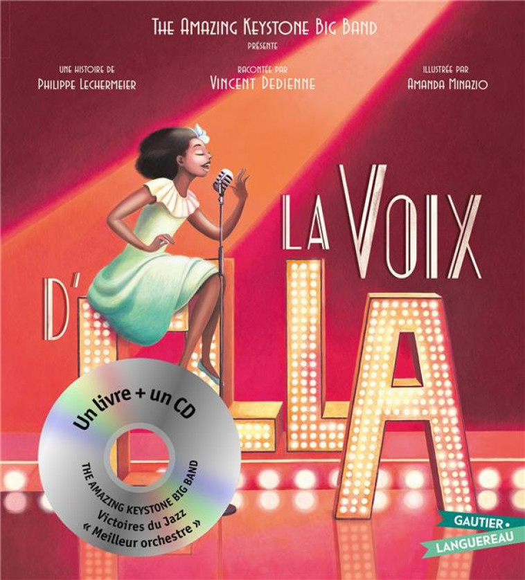 LA VOIX D-ELLA - LIVRE CD PETIT FORMAT - THE AMAZING KEYSTONE - HACHETTE