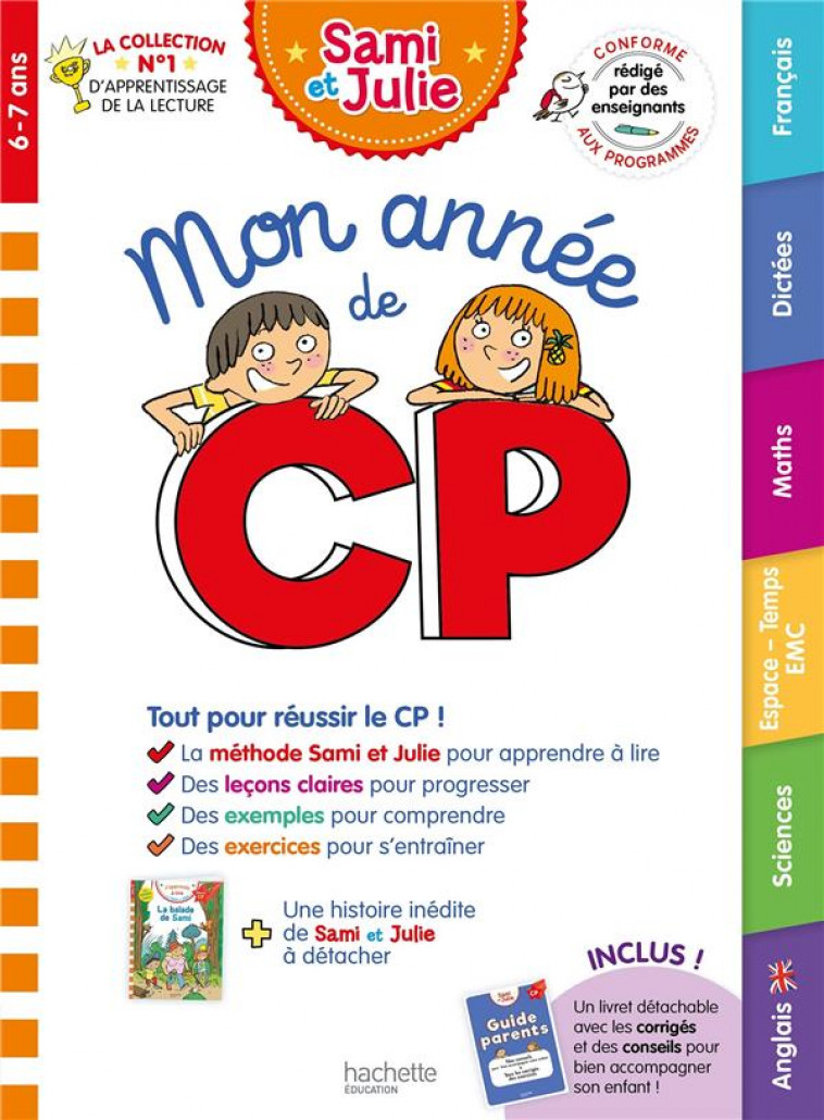 MON ANNEE DE CP AVEC SAMI ET JULIE (TOUTES LES MATIERES) - NEUMAYER/BONTE/RAZET - HACHETTE