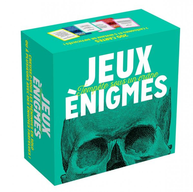 BOITE JEUX ENIGMES - TEMPETE SOUS UN CRANE - BONNEFOY NICOLAS - NC