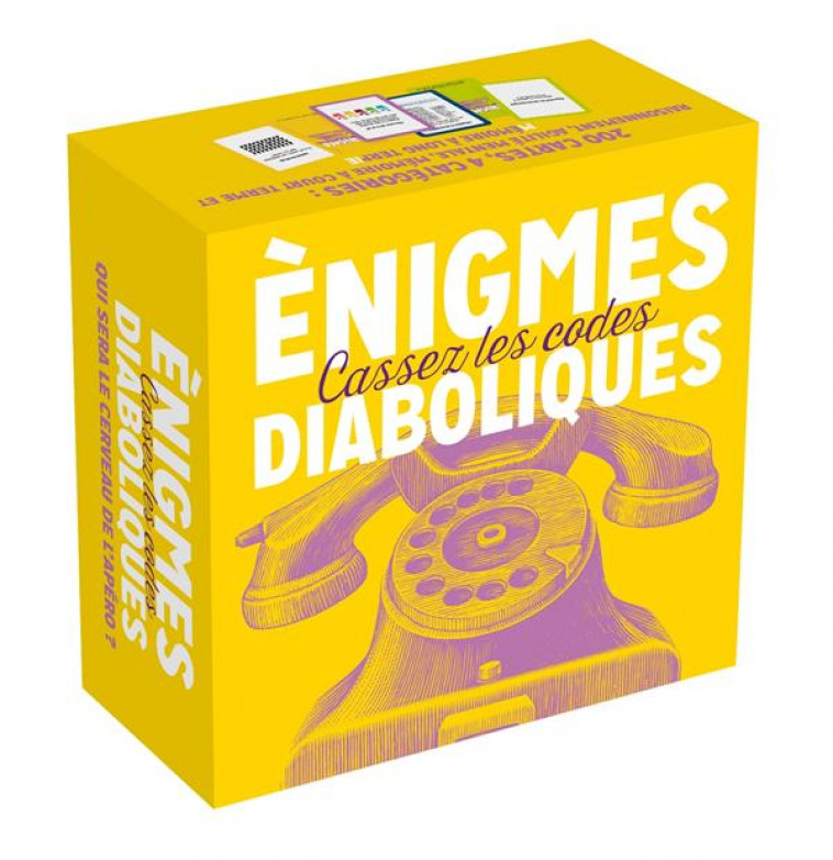 BOITE ENIGMES DIABOLIQUES - CASSEZ LES CODES - COLLECTIF - NC