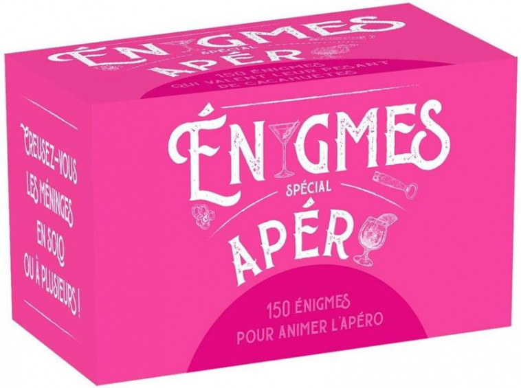 BOITE ENIGMES SPECIAL APERO - COLLECTIF - NC