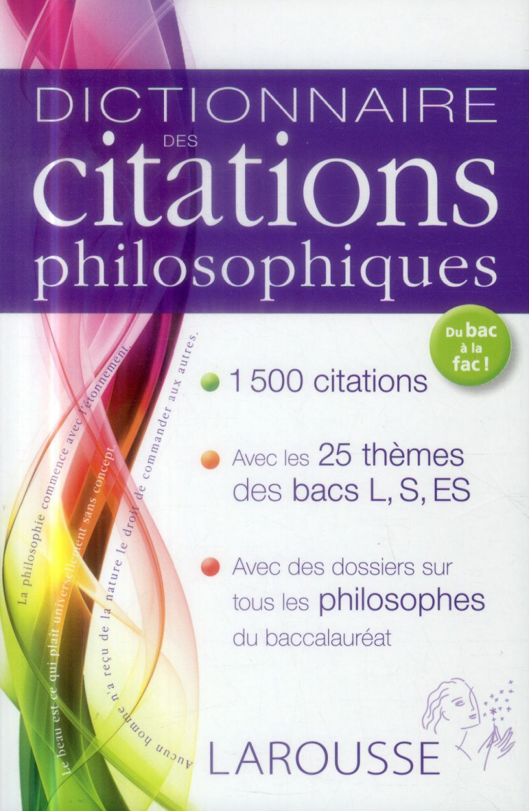 DICTIONNAIRE DES CITATIONS PHILOSOPHIQUES - XXX - Larousse