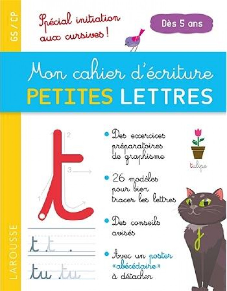 MON CAHIER D-ECRITURE PETITES LETTRES DES 5 ANS - GAUDUEL CATHERINE - Larousse