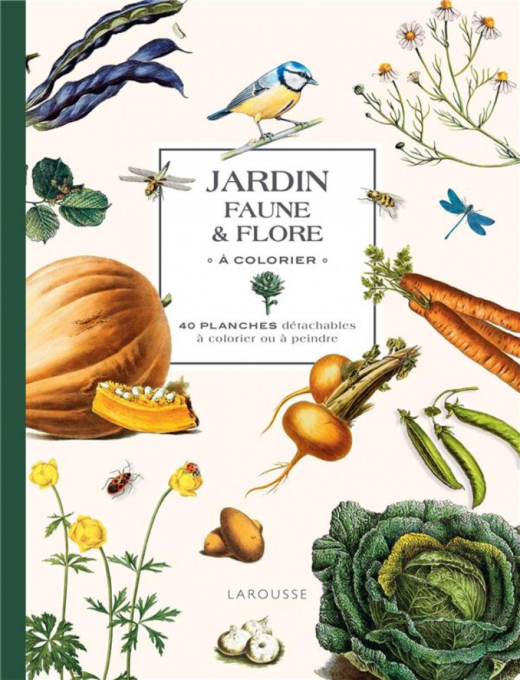 JARDIN FAUNE ET FLORE A COLORIER - XXX - NC