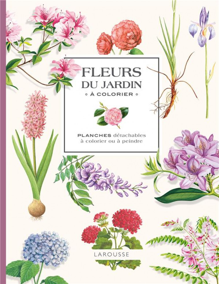 FLEURS DU JARDIN A COLORIER - XXX - NC