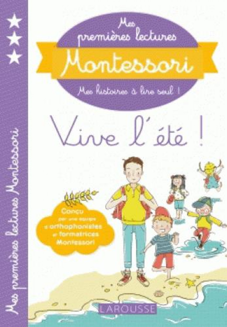 MES PREMIERES LECTURES MONTESSORI, VIVE L-ETE ! - RINALDI/NOUGAROLLES - LAROUSSE