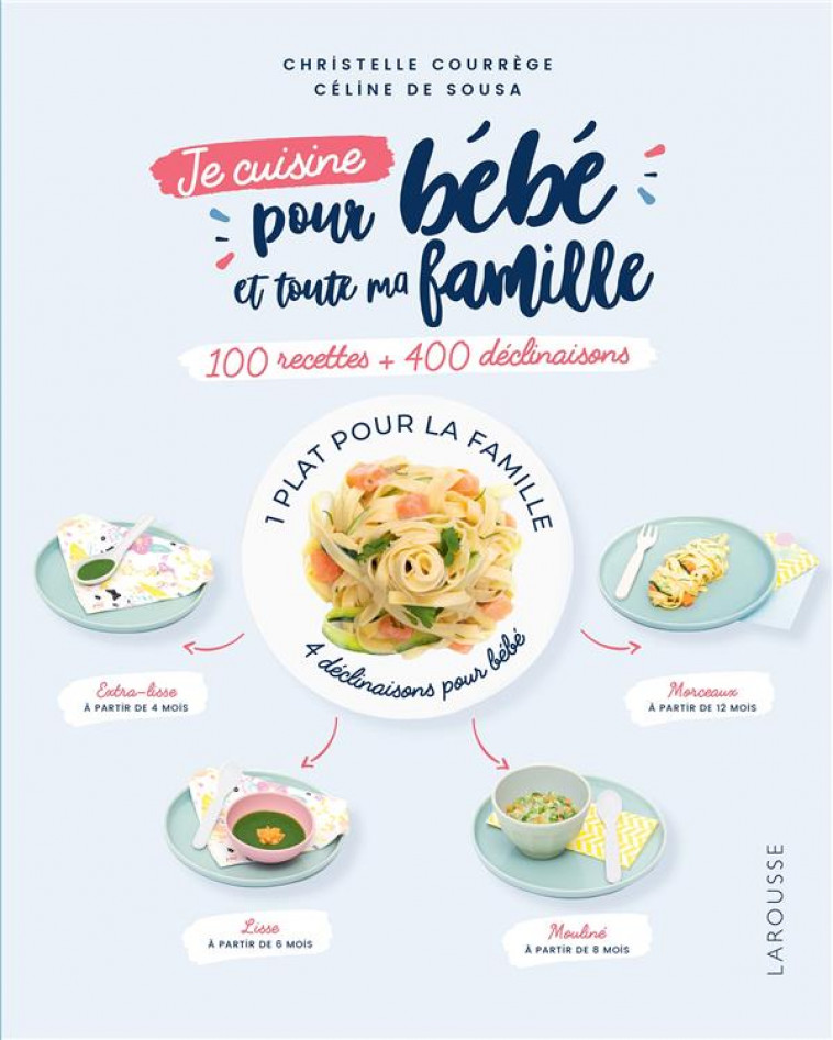 JE CUISINE POUR BEBE ET TOUTE MA FAMILLE - COURREGE/SOUSA - LAROUSSE