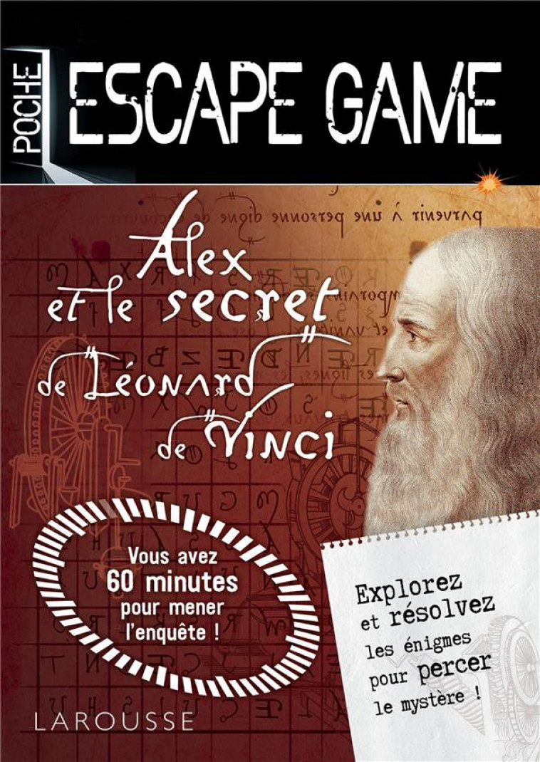 ESCAPE GAME DE POCHE SP LEONARD DE VINCI - RAFFAITIN VINCENT - LAROUSSE