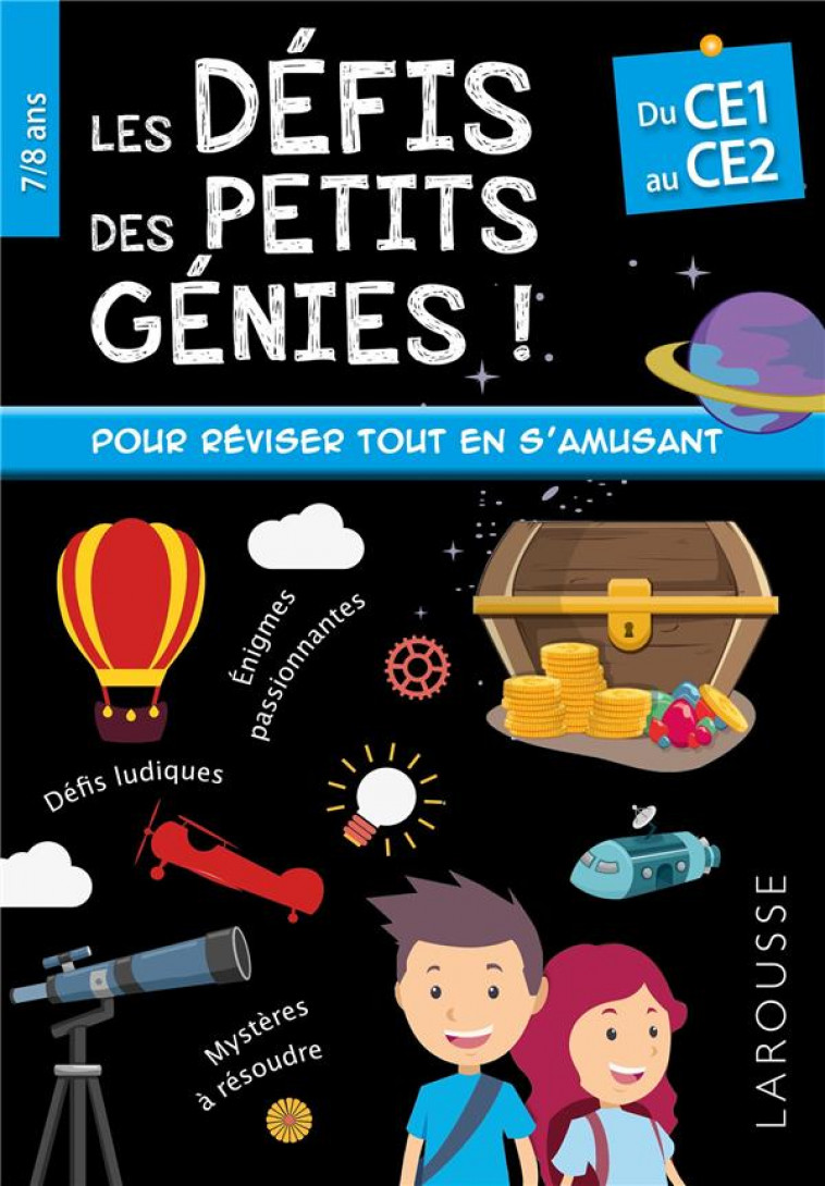 LES DEFIS DES PETITS GENIES, DU CE1 AU CE2 - LEGLISE/CRETON - LAROUSSE