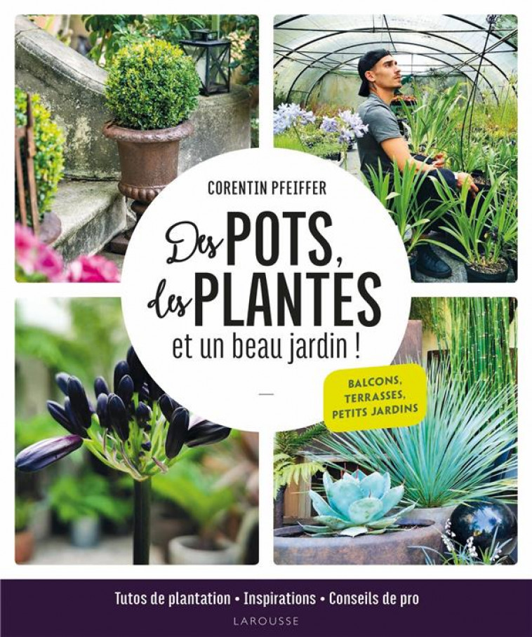 DES POTS, DES PLANTES ET UN BEAU JARDIN ! - TUTOS DE PLANTATION, INSPIRATIONS ET CONSEILS DE PRO - PFEIFFER/DELVAUX - LAROUSSE