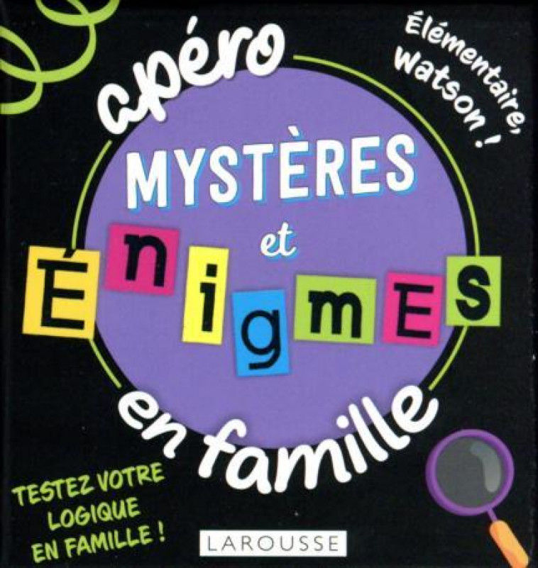 APERO MYSTERES ET ENIGMES EN FAMILLE - COLLECTIF - LAROUSSE