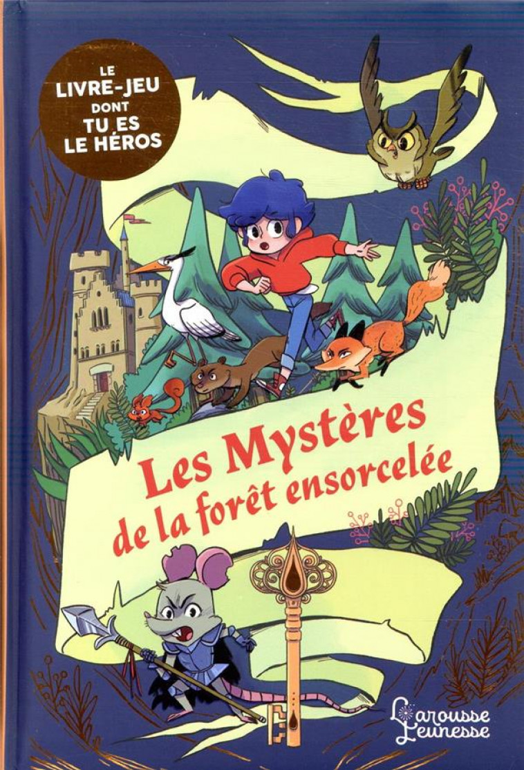 LES MYSTERES DE LA FORET ENSORCELEE - ENIGMES ET JEUX - BOUYSSOU LAUREEN - LAROUSSE