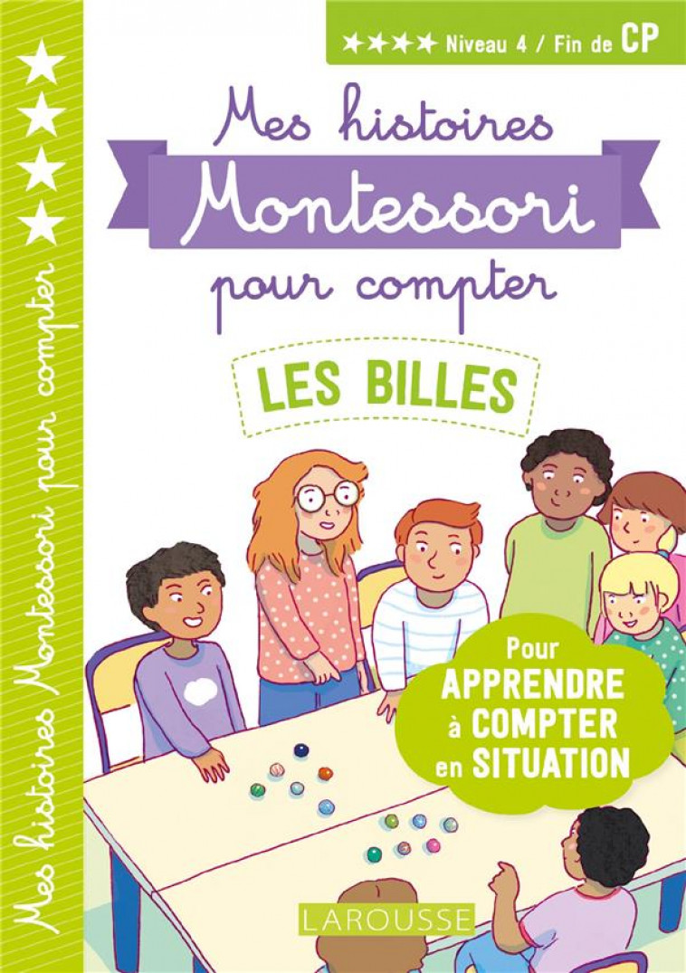 MES PREMIERES HISTOIRES MONTESSORI A COMPTER LES BILLES - URVOY DELPHINE - LAROUSSE