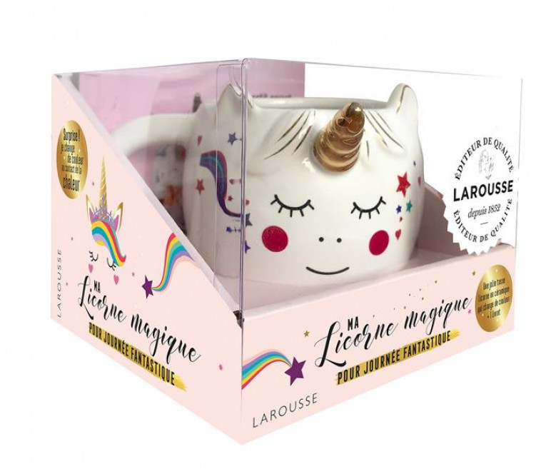 MUG MA LICORNE MAGIQUE POUR JOURNEE FANTASTIQUE - XXX - LAROUSSE