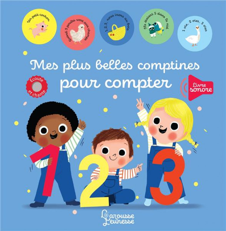 MES PLUS BELLES COMPTINES POUR COMPTER - PARUIT MARIE - LAROUSSE