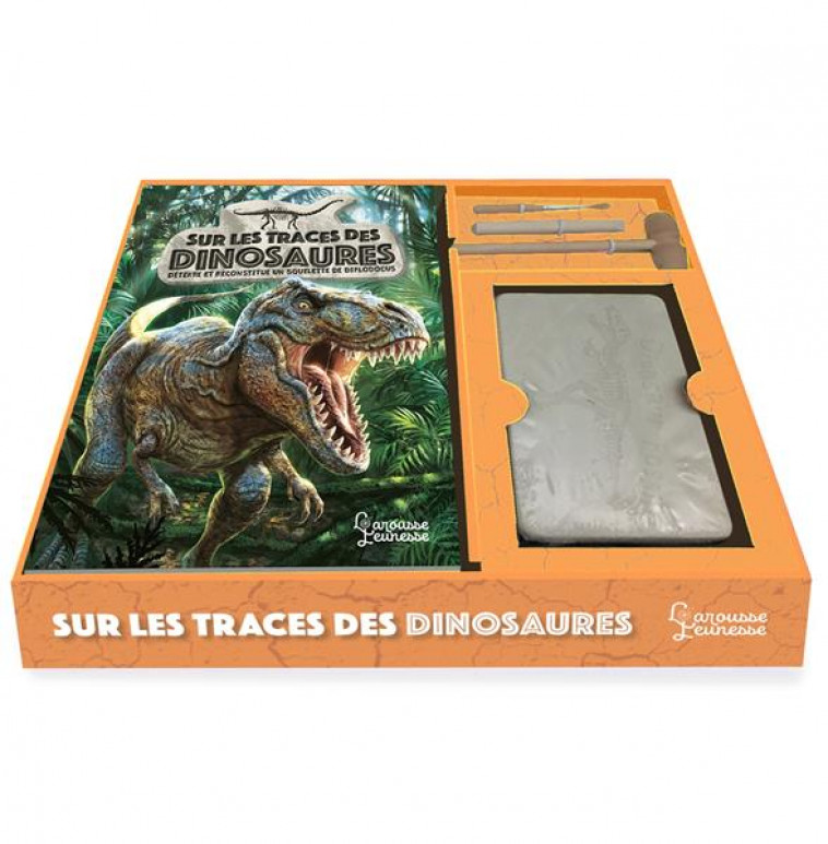 SUR LES TRACES DES DINOSAURES - OLIVAUX/DEL NEVO - LAROUSSE