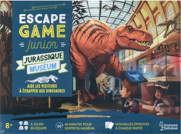 ESCAPE GAME JUNIOR - AIDE LES VISITEURS A ECHAPPER AUX DINOSAURES - LEBRUN/AUDRAIN - NC