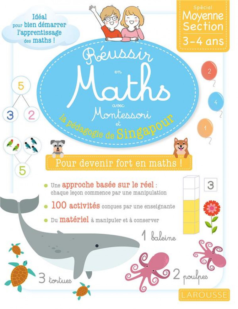 REUSSIR EN MATHS AVEC SINGAPOUR MS - URVOY DELPHINE - LAROUSSE