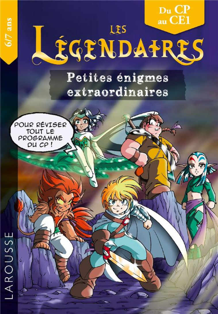 LES PETITES ENIGMES DES LEGENDAIRES CP-CE1 - FOREST AUDREY - LAROUSSE