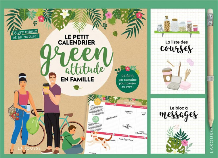 BLOC DE LA GREEN ATTITUDE EN FAMILLE 2022 - VIVRE MIEUX ET AU NATUREL - XXX - NC