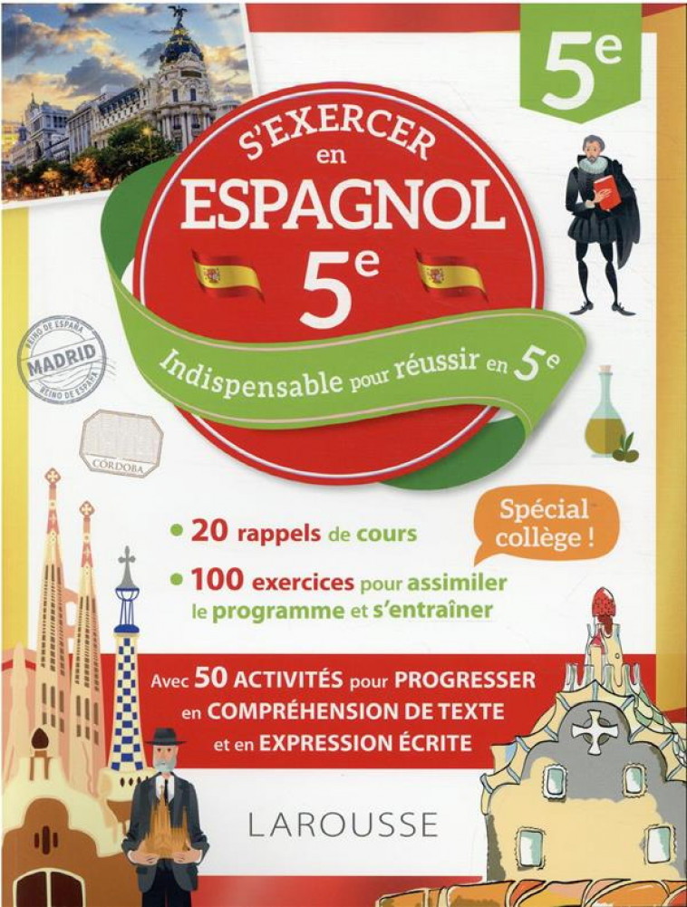 CAHIER LAROUSSE ESPAGNOL 5E - COLLECTIF - LAROUSSE