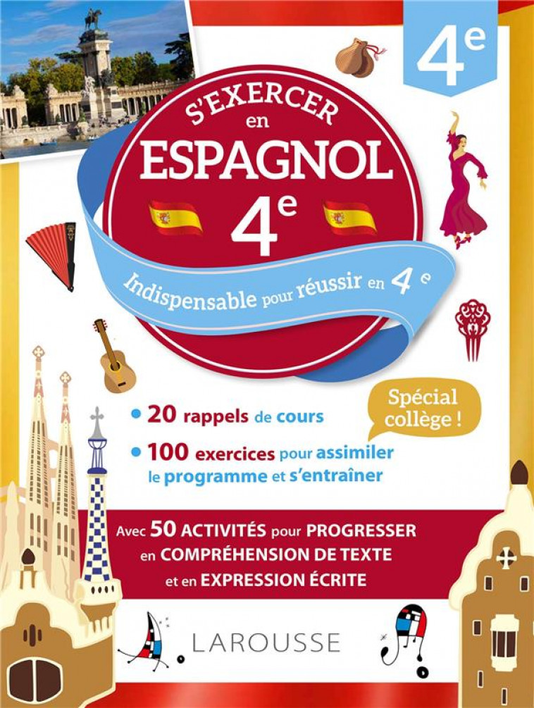 CAHIER LAROUSSE ESPAGNOL 4E - COLLECTIF - LAROUSSE