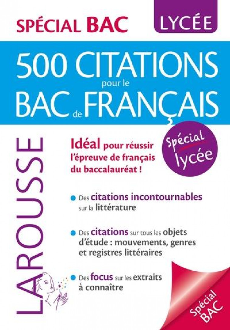 CITATIONS INCONTOURNABLES DE LITTERATURE - COLLECTIF - LAROUSSE