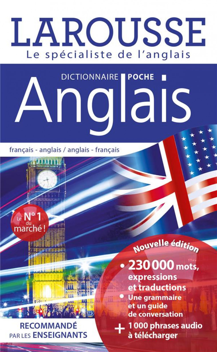 DICTIONNAIRE LAROUSSE POCHE ANGLAIS - COLLECTIF - LAROUSSE