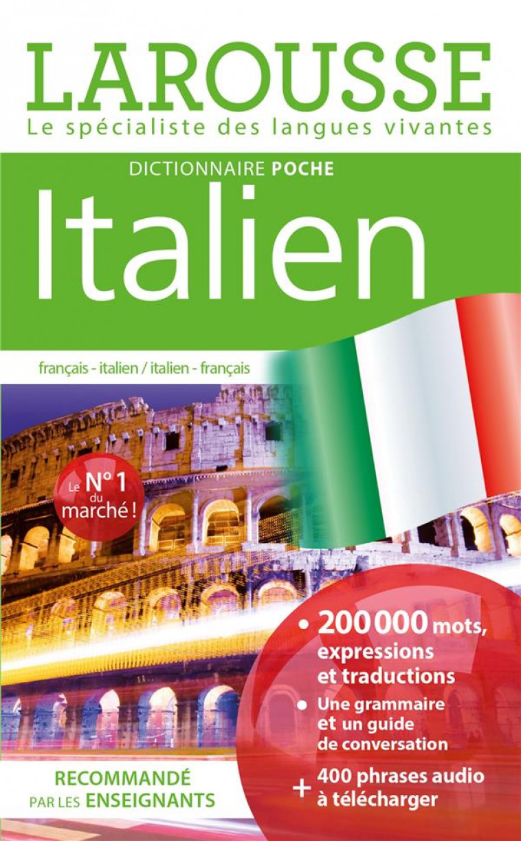 DICTIONNAIRE LAROUSSE POCHE ITALIEN - COLLECTIF - LAROUSSE