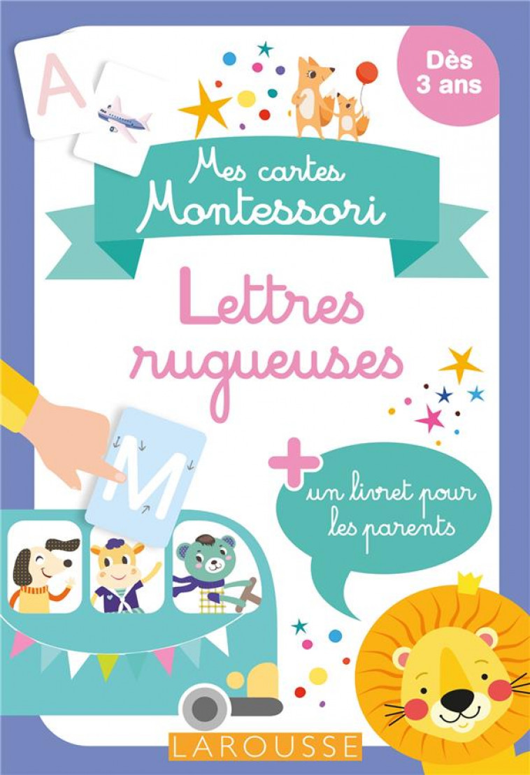 MES CARTES MONTESSORI : LETTRES RUGUEUSES - COLLECTIF - LAROUSSE