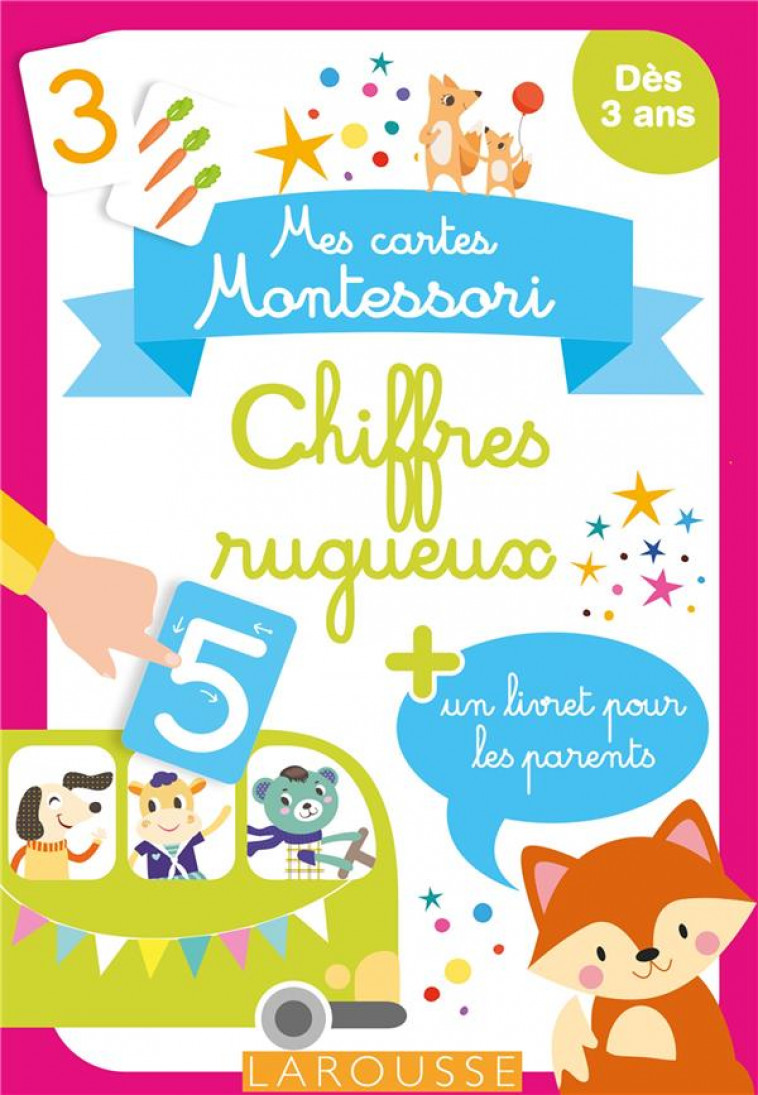 MES CARTES MONTESSORI : CHIFFRES RUGUEUX - COLLECTIF - LAROUSSE