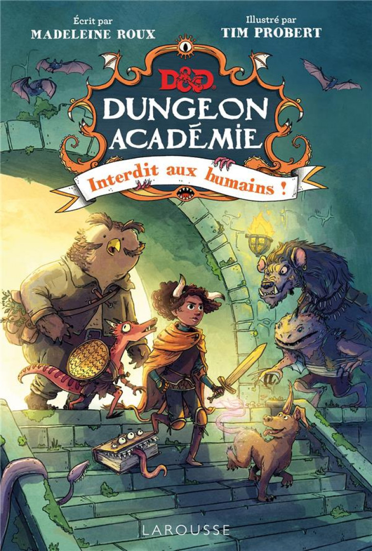 DUNGEONS & DRAGONS - DUNGEON ACADEMIE T1, INTERDIT AUX HUMAINS ! - COLLECTIF - LAROUSSE