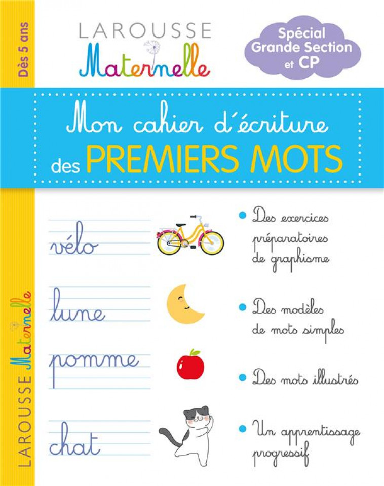 MON PETIT CAHIER D-ECRITURE - PREMIERS MOTS - COLLECTIF - LAROUSSE