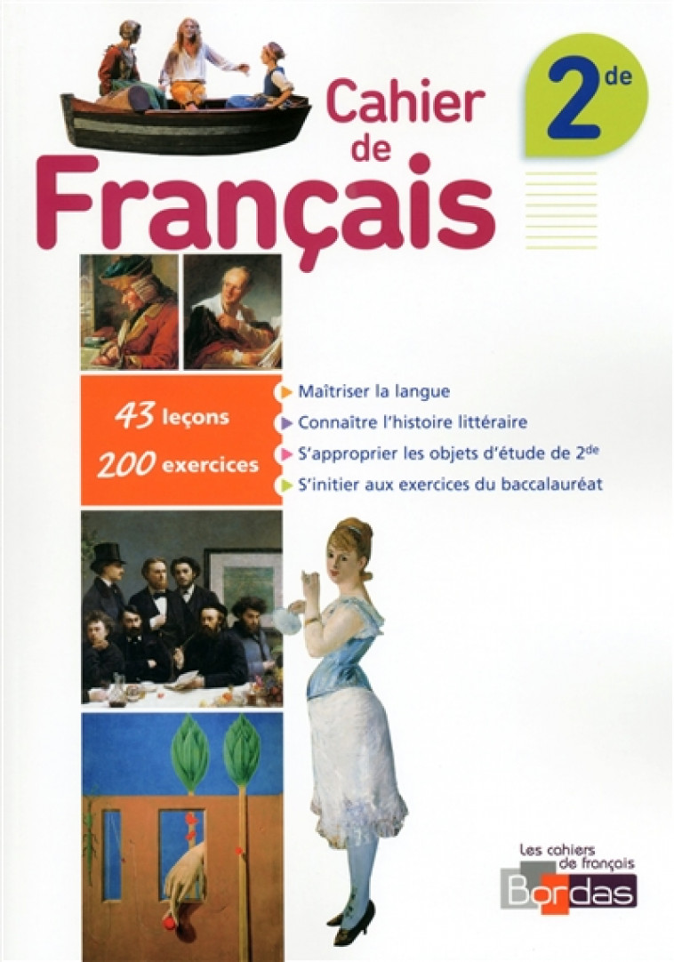 FRANCAIS 2DE 2015 CAHIER D-EXERCICES - HARANG/ROCHELOIS - Bordas