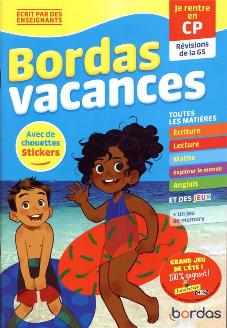 BORDAS VACANCES - JE RENTRE EN CP - COLLECTIF/BOLIN - BORDAS