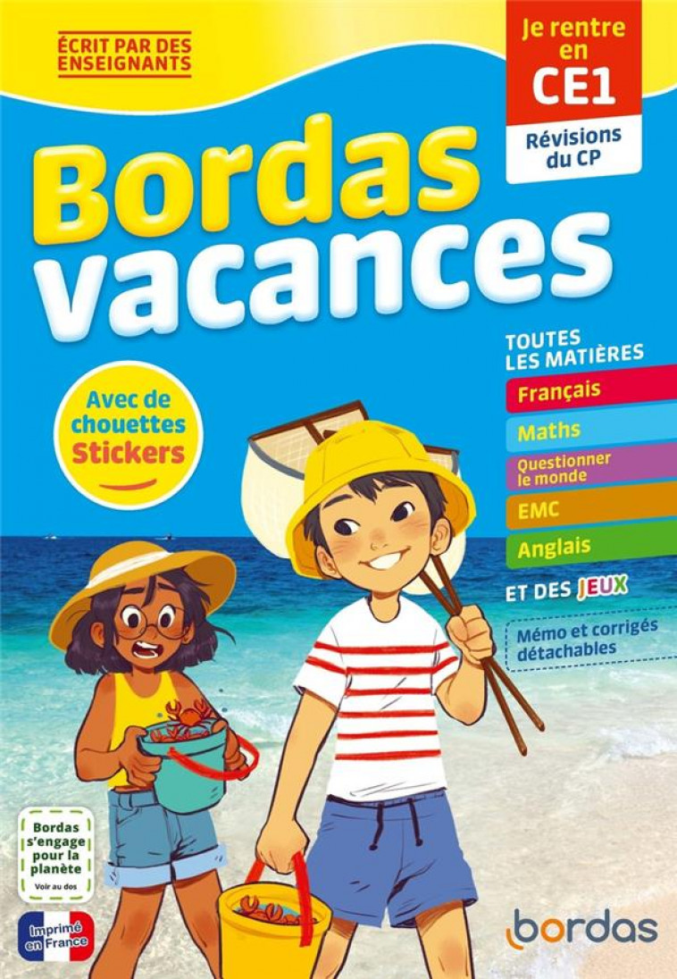 BORDAS VACANCES - JE RENTRE EN CE1 - CHAFAA/LAMOUR - BORDAS