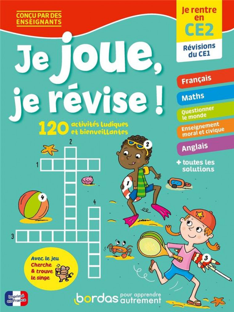 JE JOUE, JE REVISE - JE RENTRE EN CE2 - LAUGIER/BONTE - BORDAS