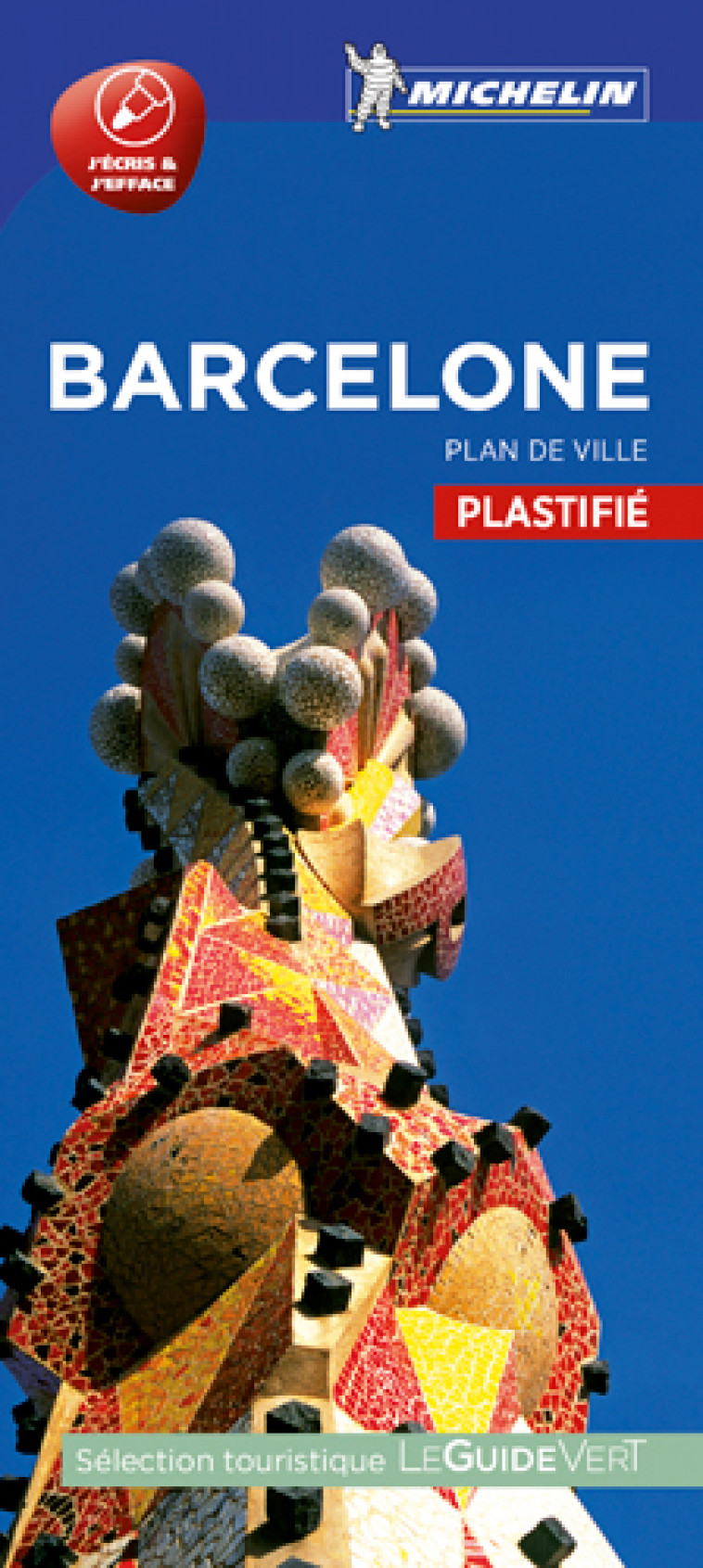 BARCELONE - PLAN DE VILLE PLASTIFIE - XXX - Michelin Cartes et Guides