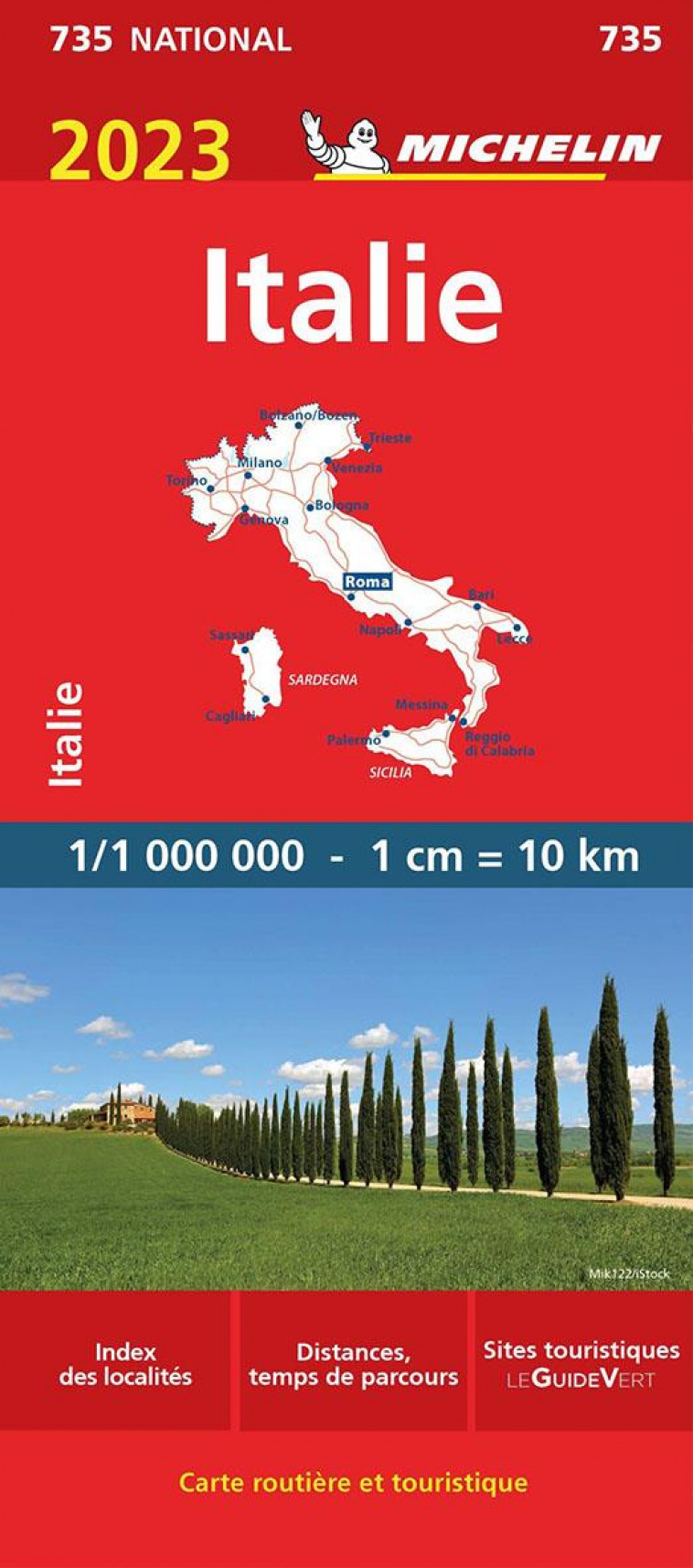 CARTE ITALIE 2023 MICHELIN - XXX - MICHELIN