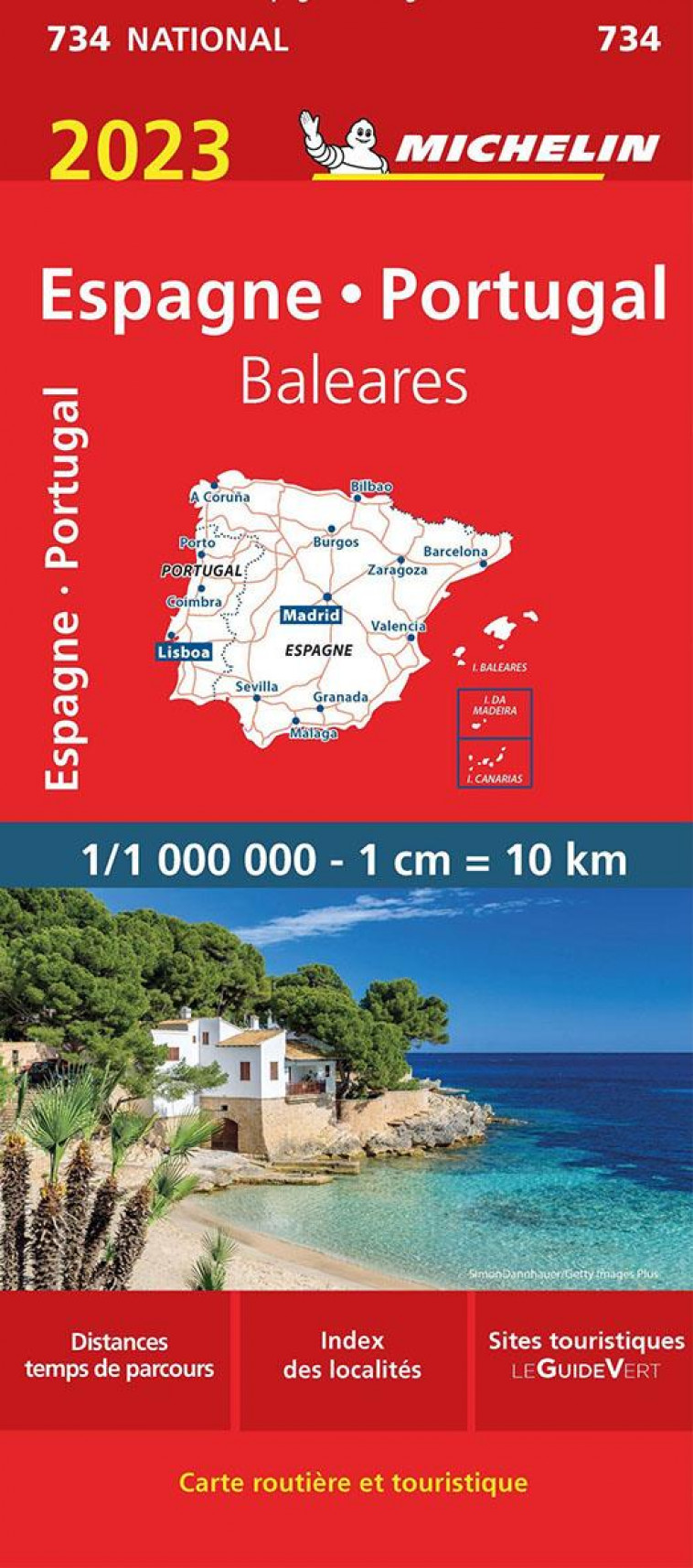 CARTE ESPAGNE, PORTUGAL 2023 MICHELIN - XXX - MICHELIN