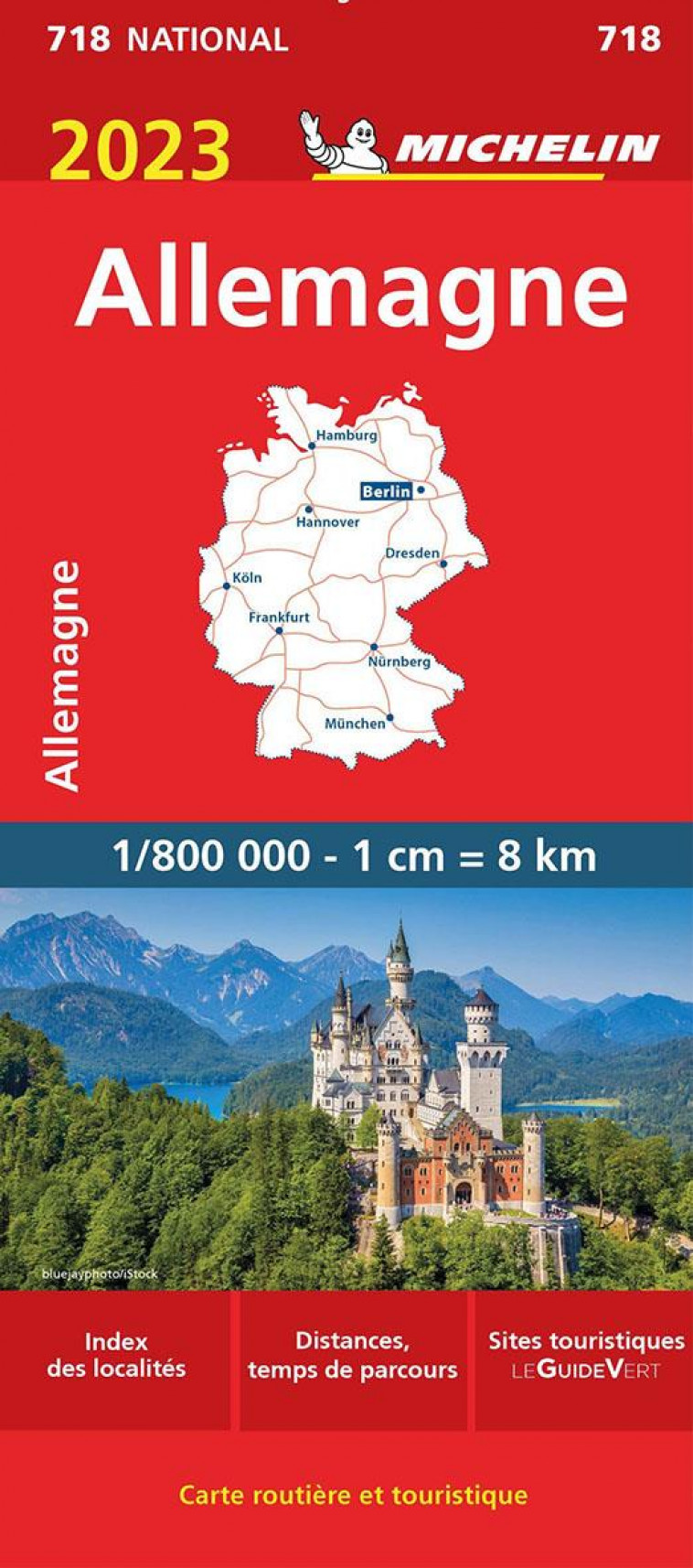 CARTE ALLEMAGNE 2023 MICHELIN - XXX - MICHELIN