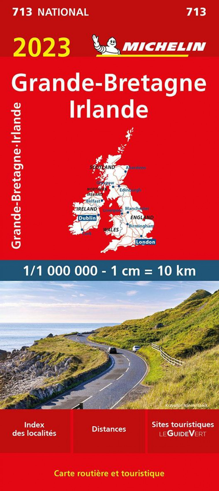 CARTE GRANDE-BRETAGNE, IRLANDE 2023 MICHELIN - XXX - MICHELIN