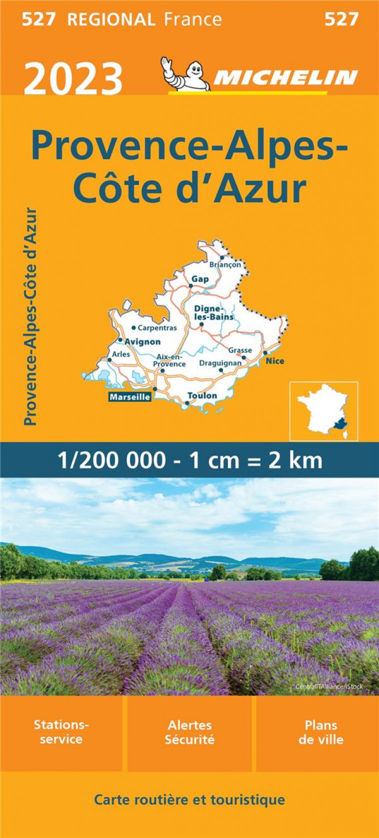 CARTE PROVENCE-ALPES-COTE D-AZUR 2023 MICHELIN - XXX - MICHELIN