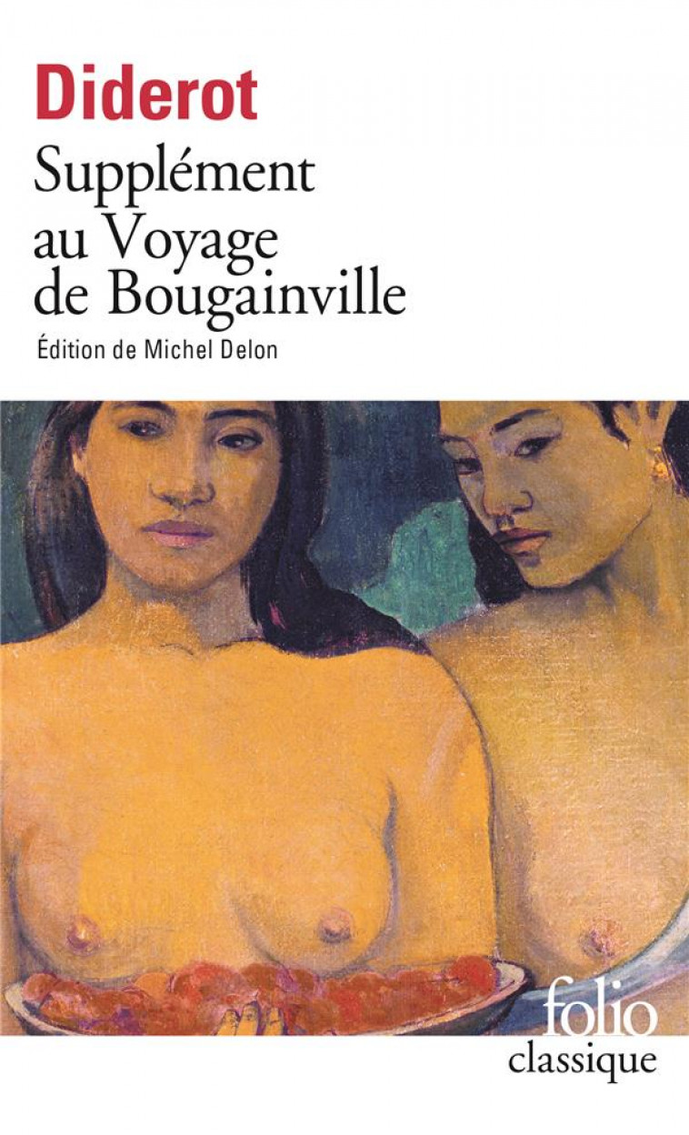 SUPPLEMENT AU VOYAGE DE BOUGAINVILLE - DIDEROT DENIS - GALLIMARD