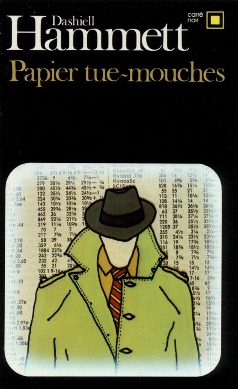 PAPIER TUE-MOUCHES - HAMMETT DASHIELL - GALLIMARD