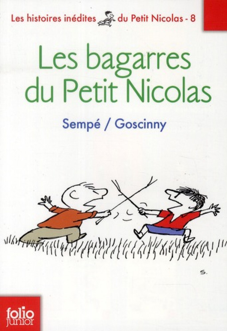 LES HISTOIRES INEDITES DU PETIT NICOLAS - T08 - LES BAGARRES DU PETIT NICOLAS - GOSCINNY/SEMPE - GALLIMARD